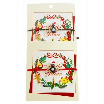 2026 Yılbaşı Cam İp Bilekliği