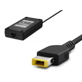 20V 8.5A 170W Laptop Adaptörü - Usb Tip Sarı Kare Uç - Ibm Uyumlu - Siyah GXHH2