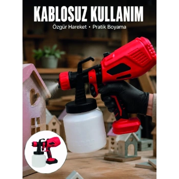 21V Güçlü Motor ile Profesyonel Boyama Performansı