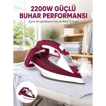 2200w Seramik Kaplama Es Tasarımı 360 Derece Dönebilir Kablosu