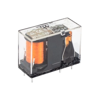 24V ROLE TEK KONTAK 5 BACAK 10 AMPER ŞEFFAF (4887)