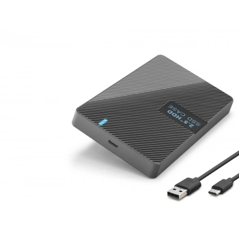 2.5 Inç Sata Hdd/Ssd Harici Disk Kutusu Usb 3.0 Type-C - Siyah HDX1793