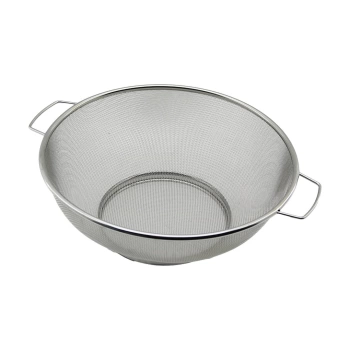 28CM   TEL SEPET  METAL SÜZGEÇ  METAL ÇERÇEVE - KULP - AYAK (4887)