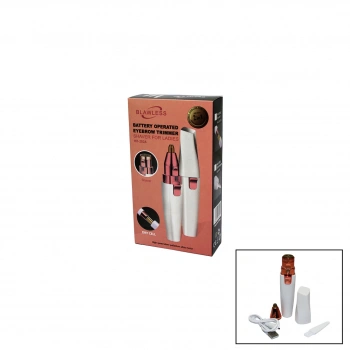 2İN1 BAŞLI - USB ŞARJLI YANAK - BURUN KIL TÜY ALMA MAKİNESİ (4887)