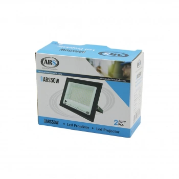 2PCS 50W  LED PROJEKTÖR  15X11.5CM AYDINLATMA AÇISI: 120 DERECE 50.000 SAAT ÖMÜR MODEL-ARS50W (4887)