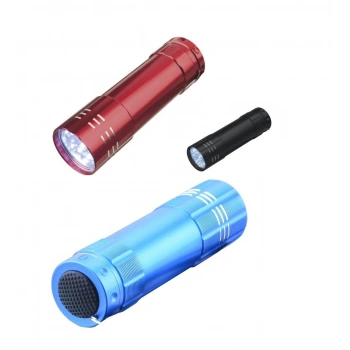3 Adet 9 Ledli Metal Mini El Fener