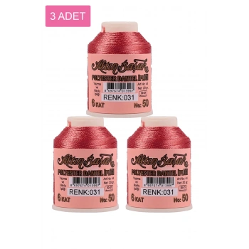 3 Adet Altınbaşak Oya ve Dantel İpi 20 gr -  - No: 031