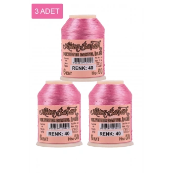 3 Adet Altınbaşak Oya ve Dantel İpi 20 gr -  - No: 040