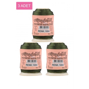 3 Adet Altınbaşak Oya ve Dantel İpi 20 gr -  - No: 1004
