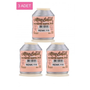 3 Adet Altınbaşak Oya ve Dantel İpi 20 gr -  - No: 118