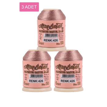 3 Adet Altınbaşak Oya ve Dantel İpi 20 gr -  - No: 426