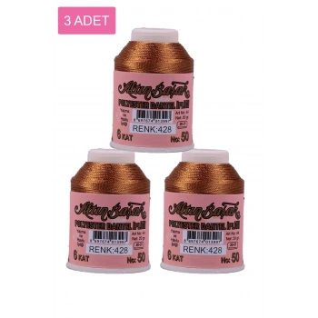 3 Adet Altınbaşak Oya ve Dantel İpi 20 gr -  - No: 428
