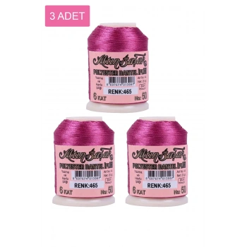 3 Adet Altınbaşak Oya ve Dantel İpi 20 gr -  - No: 465