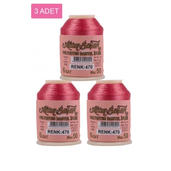 3 Adet Altınbaşak Oya ve Dantel İpi 20 gr -  - No: 470