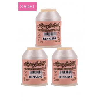 3 Adet Altınbaşak Oya ve Dantel İpi 20 gr -  - No: 903