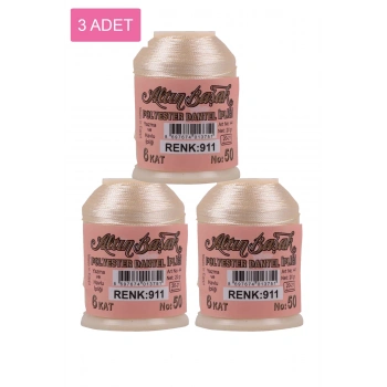 3 Adet Altınbaşak Oya ve Dantel İpi 20 gr -  - No: 911