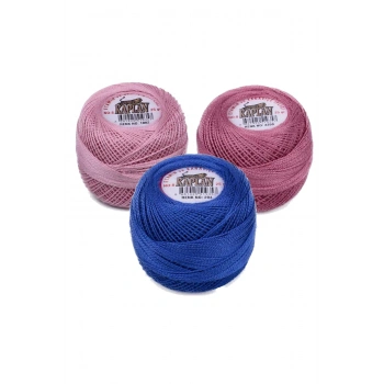 3 Adet Kaplan Etamin Ve Kanaviçe İpi 8 No Kod/Renk: 1002 - 3350 - 204 - 