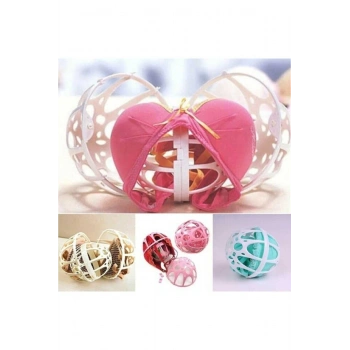 3 Adet Plastik Sütyen Koruyucu Yıkama Topu