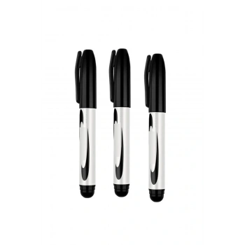 3 Adet Siyah Koli Kalemi - Çuval- Tahta Kalemi