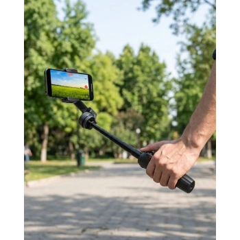 3 Axis Telefon Gimbal Stabilizer Video Çekim Sabitleyici