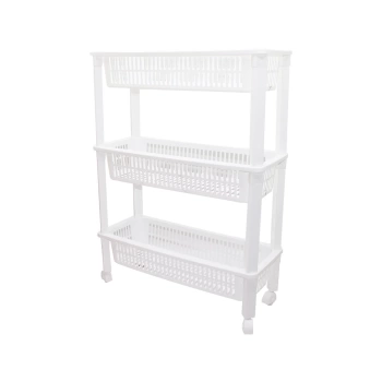 3 KATLI DÜZENLEYİCİ  - RAF ÜNİTESİ TEKERLEKLİ 510X205X685MM (4887)