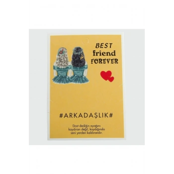 3lü Arkadaşlık Bileklik Kartı