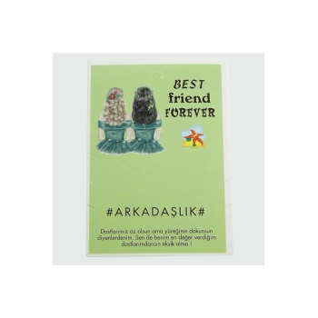 3lü Arkadaşlık Bileklik Kartı