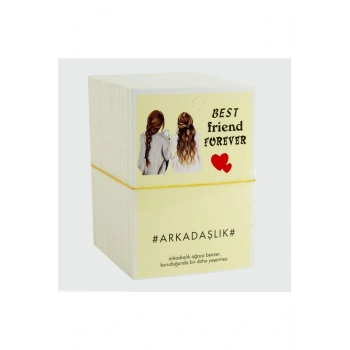 3lü Arkadaşlık Bileklik Kartı