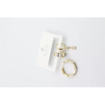 3lü Xuping Küpe - Altın