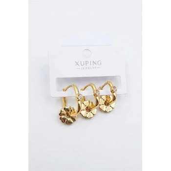 3lü Xuping Küpe - Altın