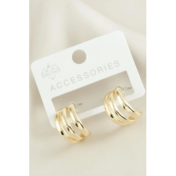 3 Sıra Trend Halka Küpe