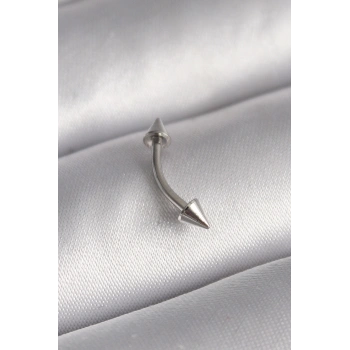 316l Çelik Gümüş Renk Çivi Model Piercing 5886
