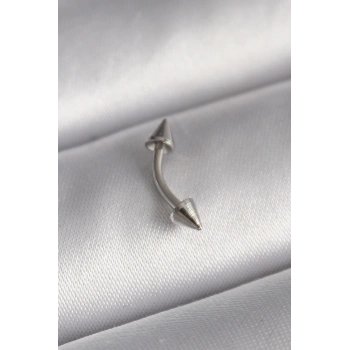 316l Çelik Gümüş Renk Çivi Model Piercing 5886