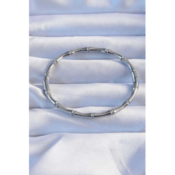 316L Çelik Gümüş Renk Kemik Model Bileklik - TJ-BB6391