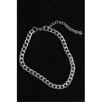 316L Çelik Klasik Model Gümüş Renk Erkek Bileklik - TJ-EB3747