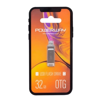 32 GB IPHONE USB 2.0 OTG METAL FLASH BELLEK (4887)