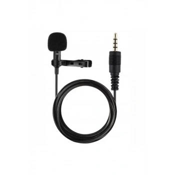 3.5mm Jak 1.5 Metre Double Mikrofon - Siyah