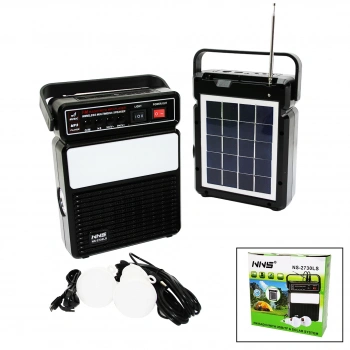 3IN1 - SOLAR2İN1 DİK MODEL EL FENERİ - RADYO - MP3BLUETOOTH - USB/ TF PORT - 2 PARÇA  AMPUL KABLOLU - POWERBANK (4887)