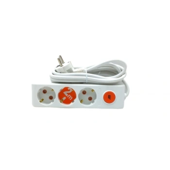 3LÜ ANAHTARLI 2MT.UZATMA KABLO GRUP PRİZ (4887)