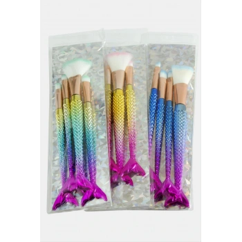 4 Adet Balık Makyaj Fırça Seti