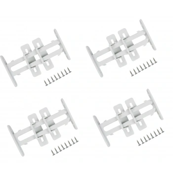 4 Adet Bebek Çocuk Koruma Kilidi - Dolap Çekmece Kilidi Sürgülü Kilit