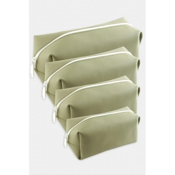 4 Adet El Tutmalı Makyaj Çantası