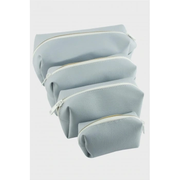 4 Adet El Tutmalı Makyaj Çantası