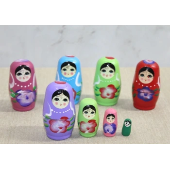 4lü Ahşap Matruşka