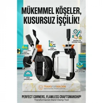 4 Metre Bantlı İşkence - Köşe Sabitleyici Çerçeve Çekçece ve Mobilya Kelepçesi 723152
