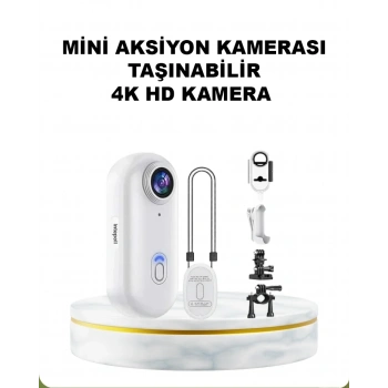 4k Wifi Spor Kamerası Su Geçirmez Mini Aksiyon Kamera