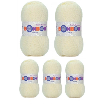 5 Adet Festival Simli Örgü İpi Yünü Renk No:223