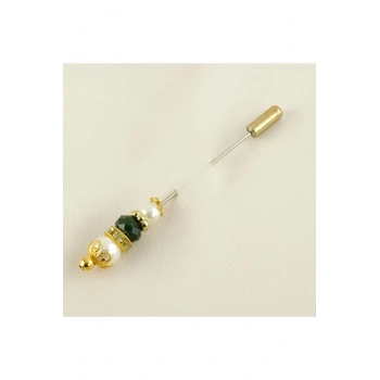 5 Adet İnci Kristal Şal İğnesi