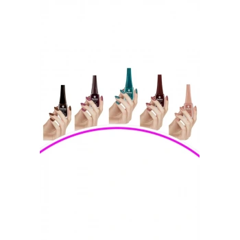 5 Adet Keratinli Besleyici Oje 14 ml SET10
