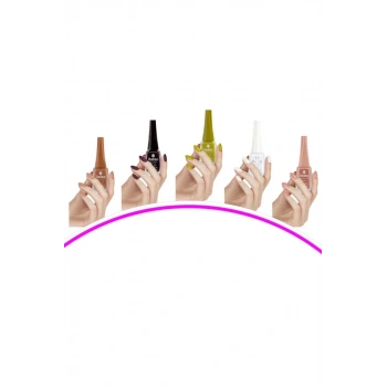 5 Adet Keratinli Besleyici Oje 14 ml SET9